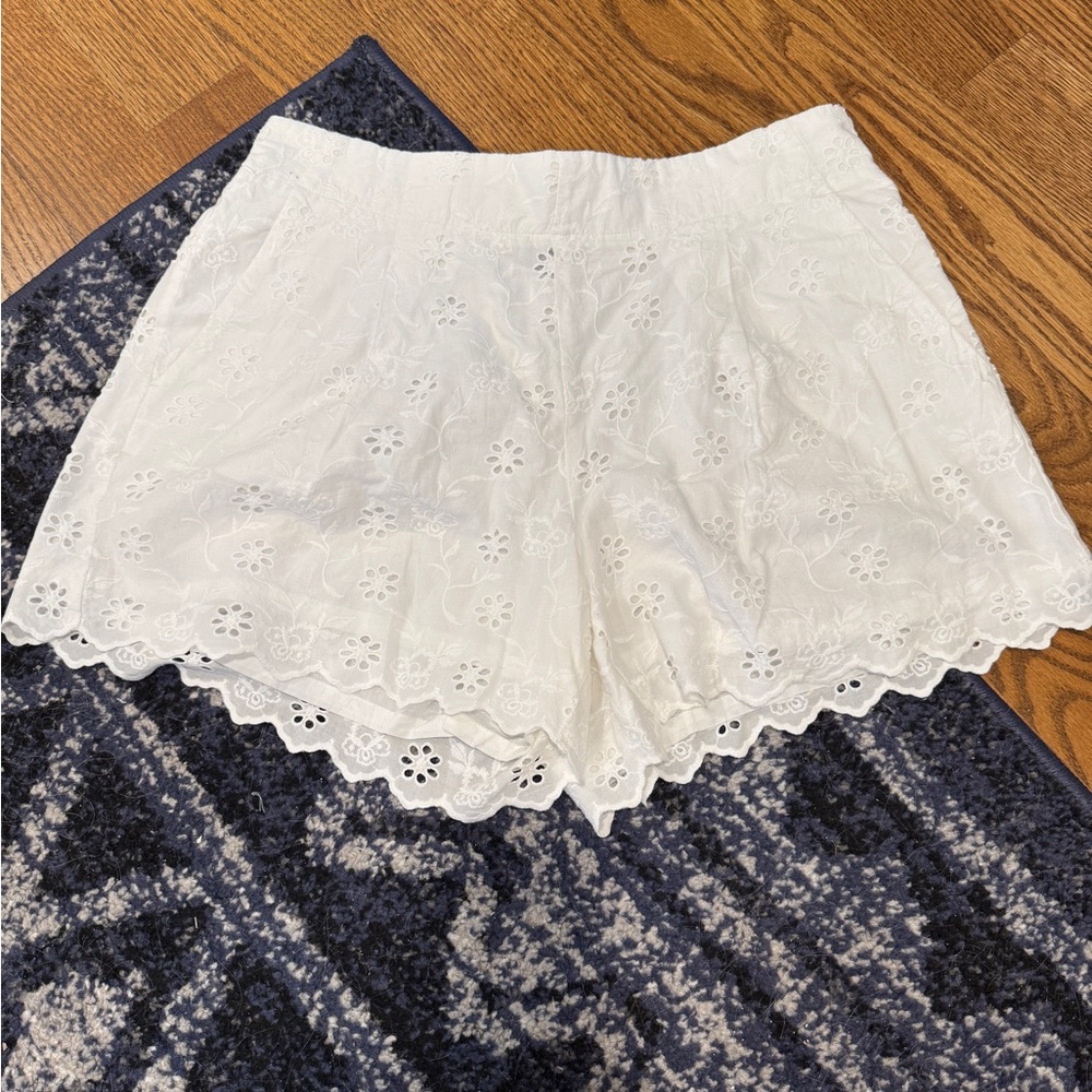 Loft White Eyelet Women's Shorts